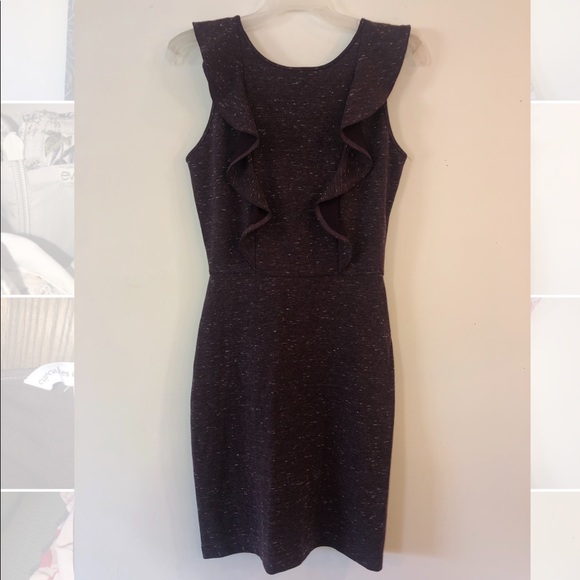 Ruffle Marled Ponte Lisa Dress,Cupcakes & Cashmere - Picture 5 of 8